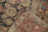 Distressed Antique Fine Caucasian Carpet