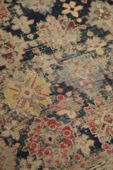 Distressed Antique Fine Caucasian Carpet