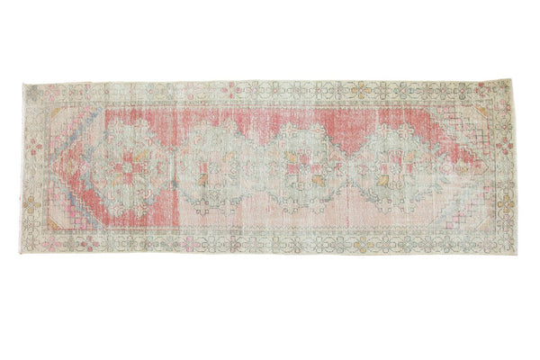 Vintage Distressed Oushak Rug Runner