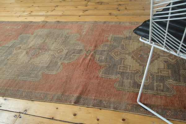 3.5x10.5 Vintage Distressed Oushak Rug Runner // ONH Item ee002831 Image 2