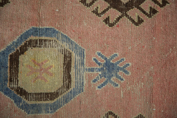 Vintage Distressed Oushak Rug
