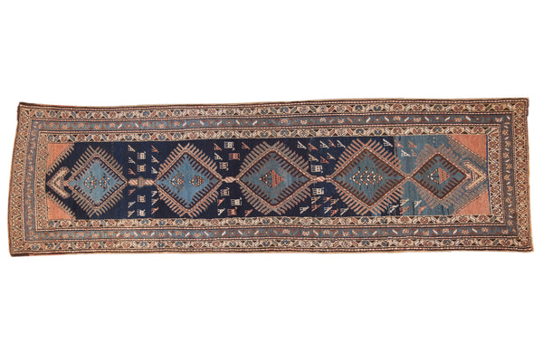 3x11 Vintage Kurdish Rug Runner // ONH Item ee002833