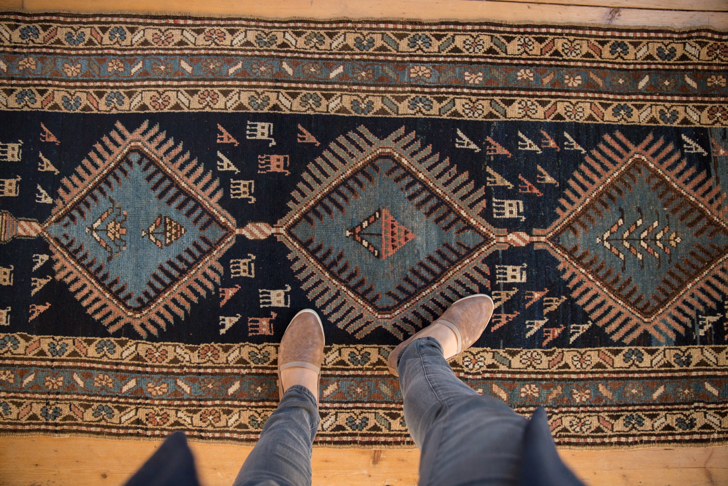 3x11 Vintage Kurdish Rug Runner // ONH Item ee002833 Image 1