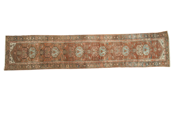 2.5x12 Vintage Distressed Malayer Rug Runner // ONH Item ee002835