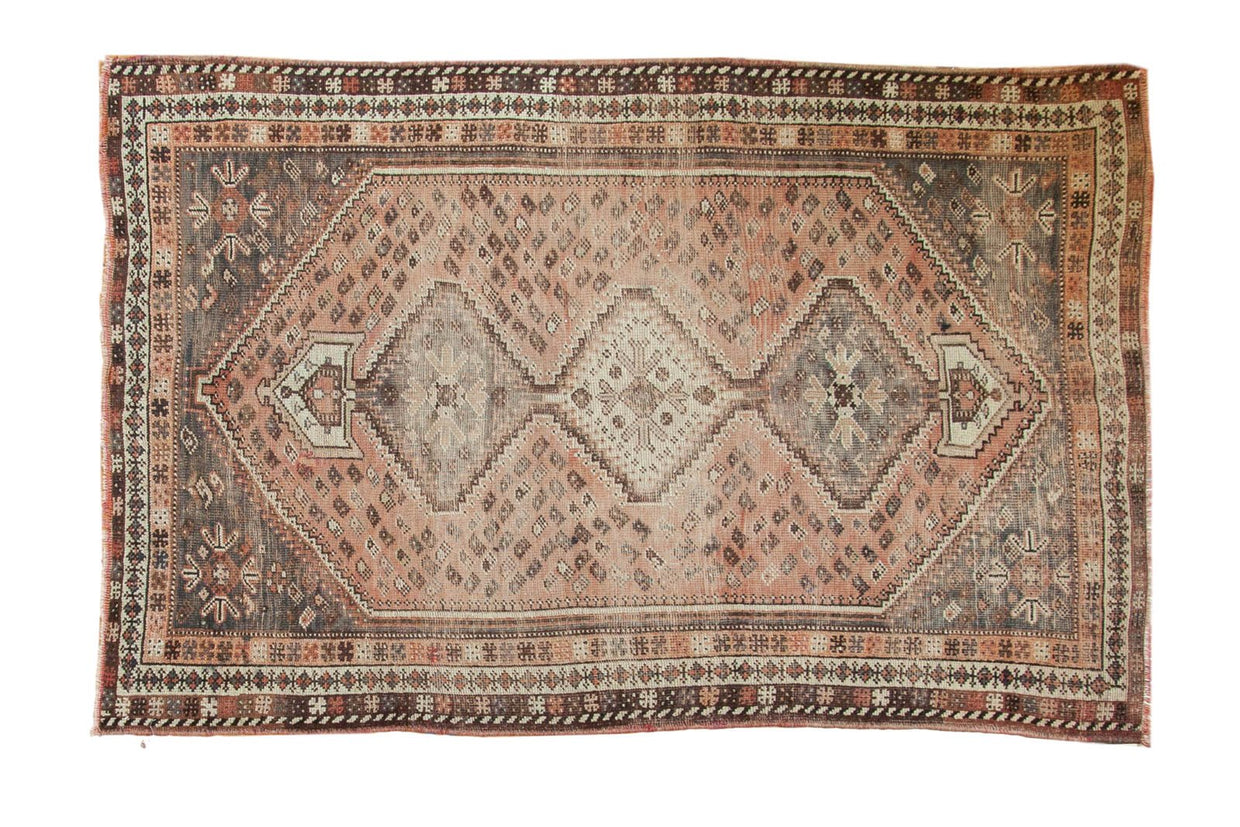 Vintage Distressed Shiraz Carpet