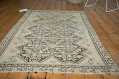 Antique Distressed Malayer Rug