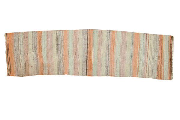 2.5x9.5 Vintage Blanched Kilim Rug Runner // ONH Item ee002845