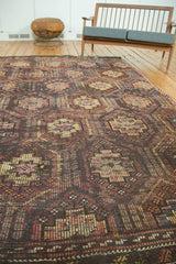  Vintage Distressed Jijim Carpet / Item ee002848 image 3