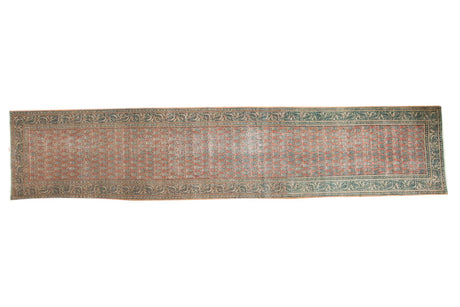 3x13.5 Vintage Distressed Tabriz Rug Runner // ONH Item ee002852