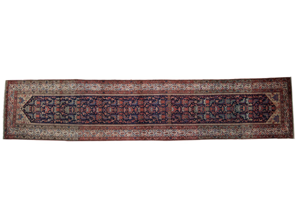 3.5x16.5 Vintage Malayer Rug Runner // ONH Item ee002855