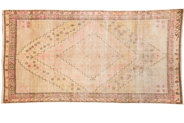 4'7" x 8'9" Vintage Distressed Khotan Rug Runner / Item ee002859 image 1