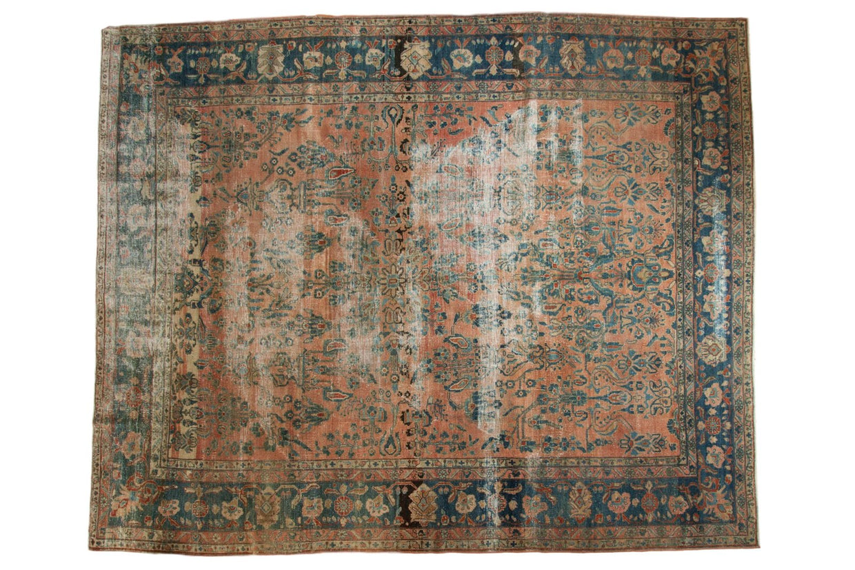 9x11 Antique Distressed Lilihan Carpet // ONH Item ee002861