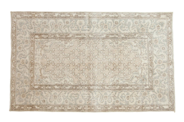 Vintage Distressed Oushak Rug