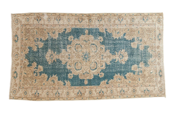 Vintage Distressed Oushak Rug