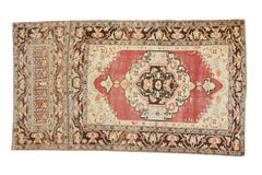5.5x9.5 Vintage Distressed Oushak Carpet // ONH Item ee002884