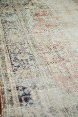 Vintage Distressed Oushak Carpet