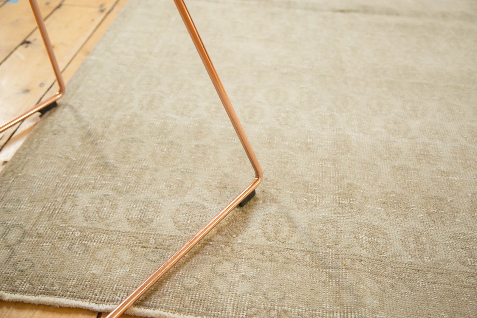 Vintage Distressed Oushak Rug