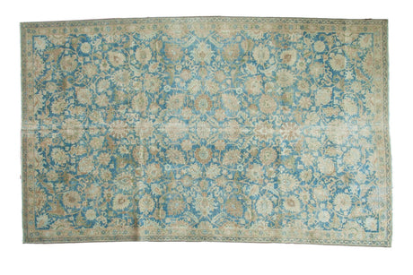 Vintage Distressed Tabriz Carpet
