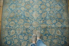 Vintage Distressed Tabriz Carpet
