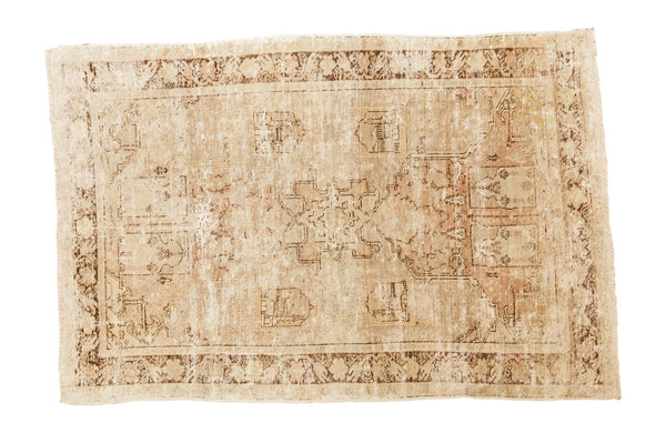 Vintage Distressed Oushak Rug