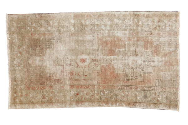 3.5x7 Vintage Distressed Oushak Rug Runner // ONH Item ee002903