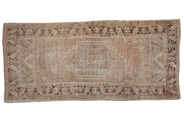3.5x7.5 Vintage Distressed Oushak Rug Runner // ONH Item ee002904
