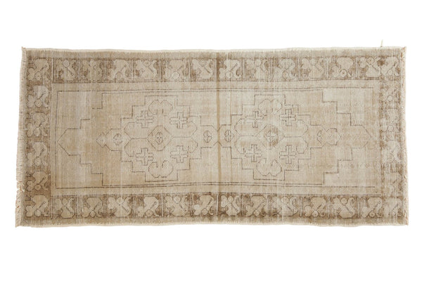 Vintage Distressed Oushak Rug Runner