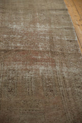 3.5x9.5 Vintage Distressed Oushak Rug Runner // ONH Item ee002908 Image 9