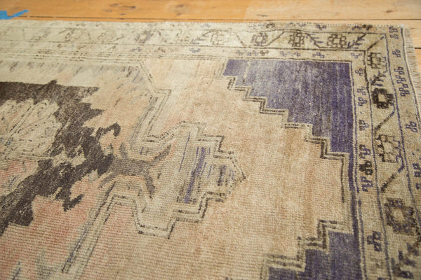 Vintage Distressed Oushak Rug Runner