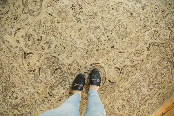  Vintage Distressed Meshed Carpet / Item ee002913 image 2
