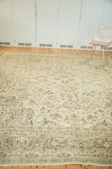  Vintage Distressed Meshed Carpet / Item ee002913 image 5