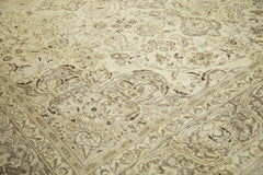  Vintage Distressed Meshed Carpet / Item ee002913 image 6