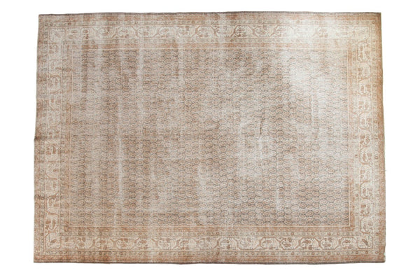 Vintage Distressed Oushak Carpet