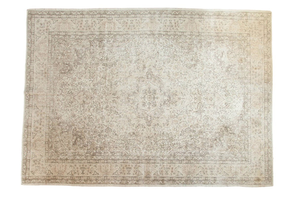 Vintage Distressed Oushak Carpet