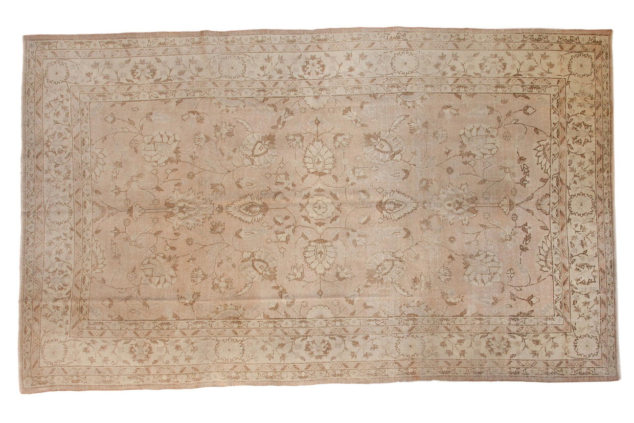 7x12 Vintage Distressed Oushak Carpet // ONH Item ee002919