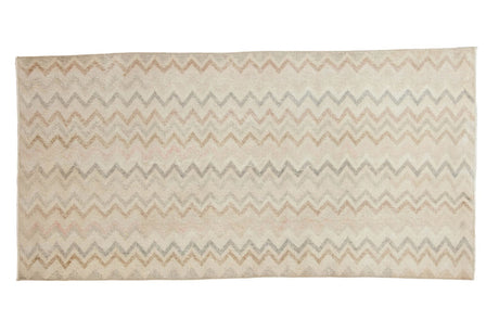 3.5x7 Vintage Distressed Oushak Rug Runner // ONH Item ee002920