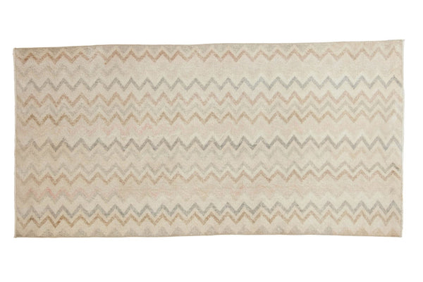 3.5x7 Vintage Distressed Oushak Rug Runner // ONH Item ee002920