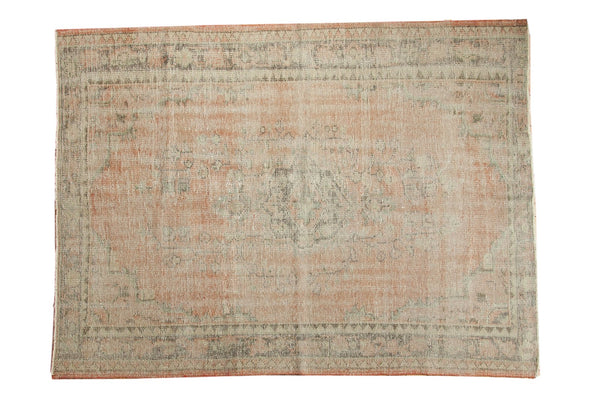 5'5" x 7'2" Vintage Distressed Oushak Carpet / Item ee002922 image 1