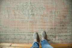  Vintage Distressed Oushak Carpet / Item ee002922 image 2