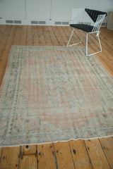  Vintage Distressed Oushak Carpet / Item ee002922 image 9