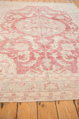 6.5x9 Vintage Distressed Oushak Carpet // ONH Item ee002923 Image 5