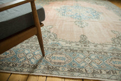  Vintage Distressed Oushak Carpet / Item ee002927 image 2