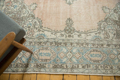  Vintage Distressed Oushak Carpet / Item ee002927 image 3