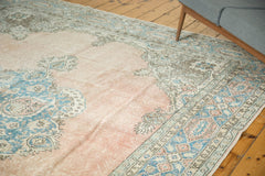  Vintage Distressed Oushak Carpet / Item ee002927 image 7