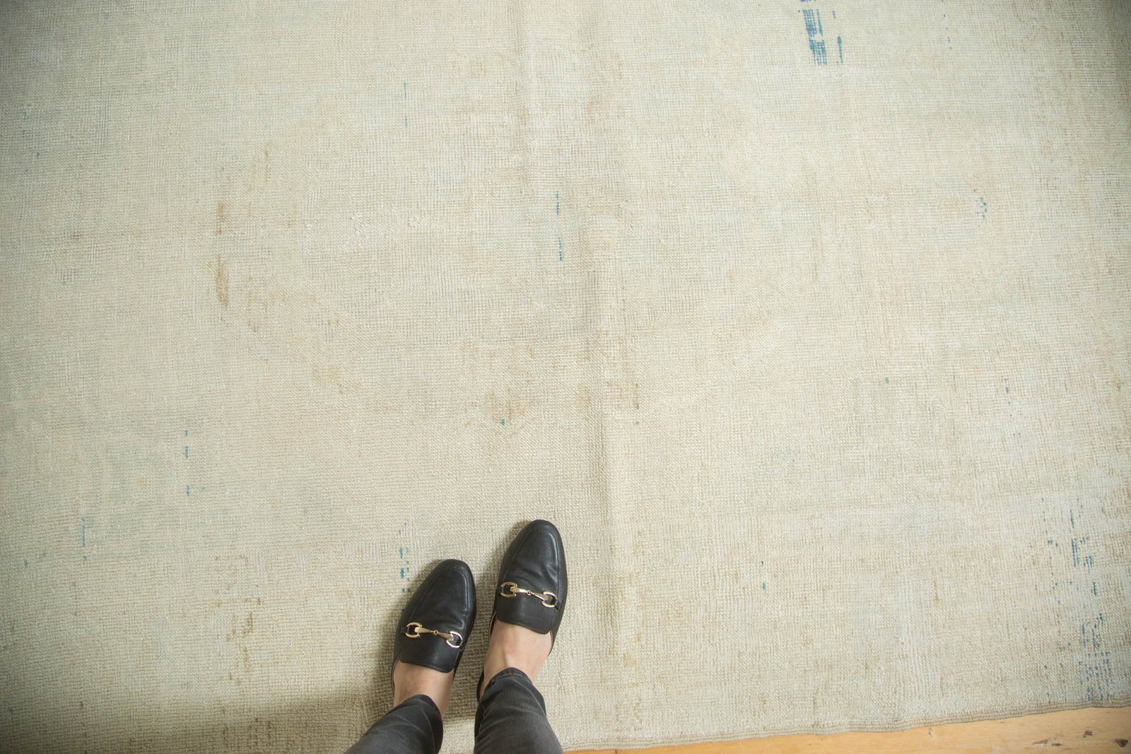 Vintage Distressed Oushak Rug