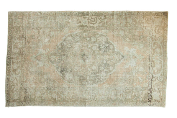 Vintage Distressed Oushak Carpet