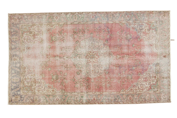 Vintage Distressed Oushak Rug