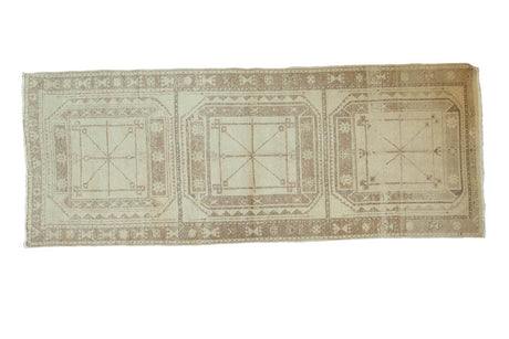 Vintage Distressed Oushak Rug Runner