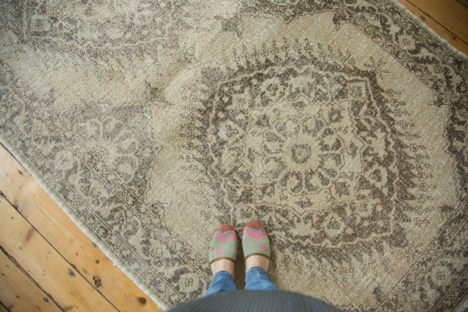 5x13 Vintage Distressed Sparta Rug Runner // ONH Item ee002943 Image 1