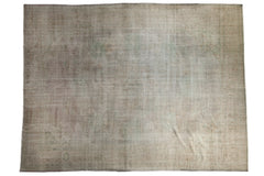 9.5x13 Vintage Distressed Oushak Carpet // ONH Item ee002948